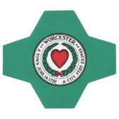 Vlag van Worcester, Massachusetts Voetbal (Enkel)