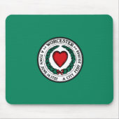 Vlag van Worcester, Muismat Massachusetts (Voorkant)