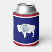 Vlag van Wyoming Blikjeskoeler (Blikje Achterkant)