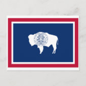 Vlag van Wyoming Briefkaart (Voorkant)