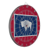 Vlag van Wyoming Dartbord (Voorkant Links)