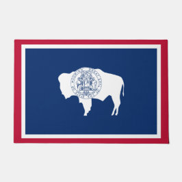 Vlag van Wyoming Deurmat
