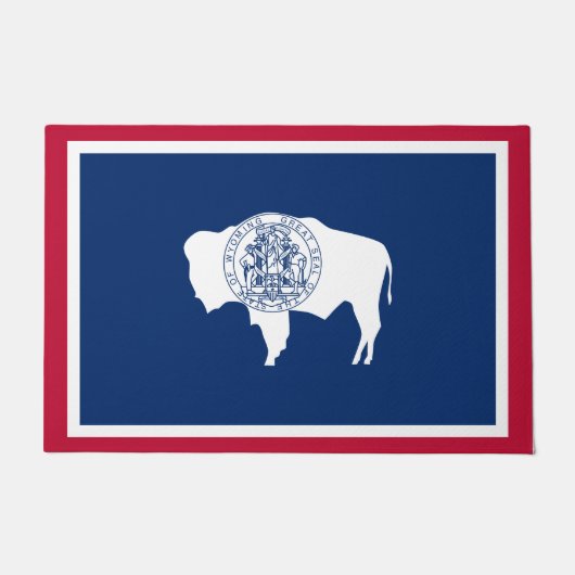 Vlag van Wyoming Deurmat (Voorkant)