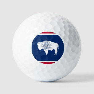 Vlag van Wyoming Golfballen