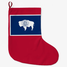 Vlag van Wyoming Grote Kerstsok