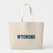 Vlag van Wyoming Grote Tote Bag (Achterkant)
