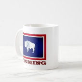 Vlag van Wyoming Koffiemok (Voorkant links)