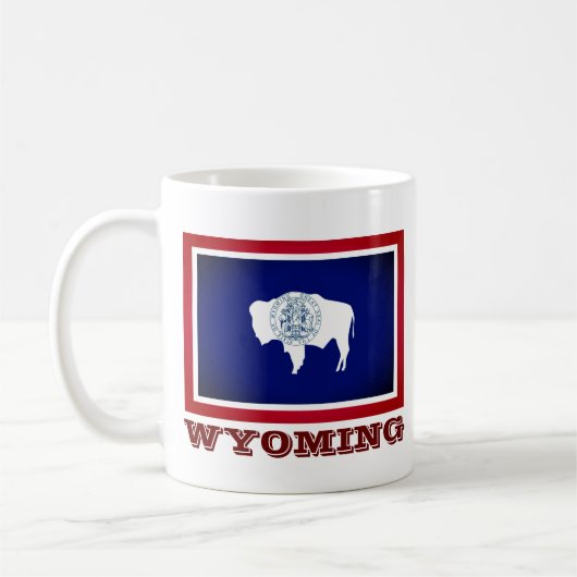 Vlag van Wyoming Koffiemok (Links)