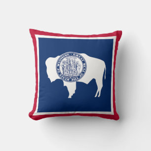 Vlag van Wyoming Kussen