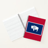 Vlag van Wyoming Notitieboek (Binnen)