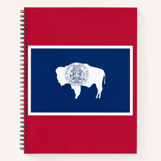 Vlag van Wyoming Notitieboek (Voorkant)