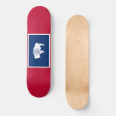 Vlag van Wyoming Persoonlijk Skateboard (Voorkant)