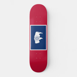 Vlag van Wyoming Persoonlijk Skateboard