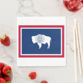 Vlag van Wyoming Servet (Insitu)