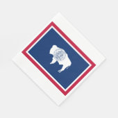 Vlag van Wyoming Servet (Hoek)