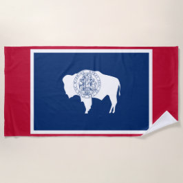 Vlag van Wyoming Strandlaken