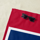 Vlag van Wyoming Strandlaken (In situ)