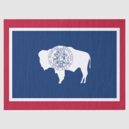Vlag van Wyoming Tissuepapier