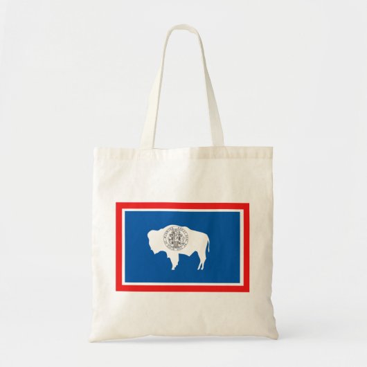 Vlag van Wyoming Tote Bag (Voorkant)