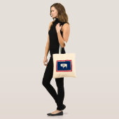 Vlag van Wyoming Tote Bag (Voorkant (model))