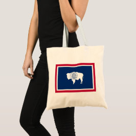 Vlag van Wyoming Tote Bag