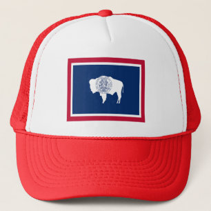 Vlag van Wyoming Trucker Pet