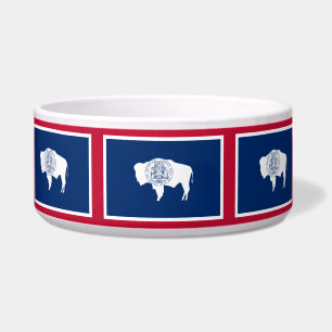 Vlag van Wyoming Voerbakje
