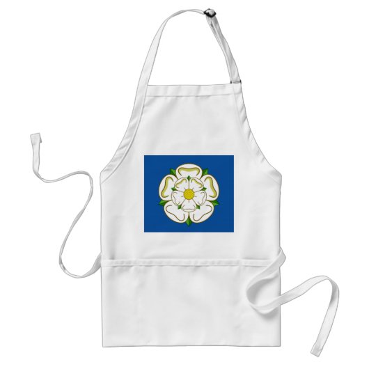 Vlag van Yorkshire Adult Apron Standaard Schort (Voorkant)