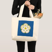 Vlag van Yorkshire Athletic Headband Grote Tote Bag (Voorkant (product))
