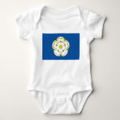 Vlag van Yorkshire Athletic Headband Romper (Voorkant)