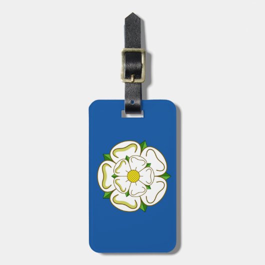 Vlag van Yorkshire Bagagelabel (Voorkant verticaal)