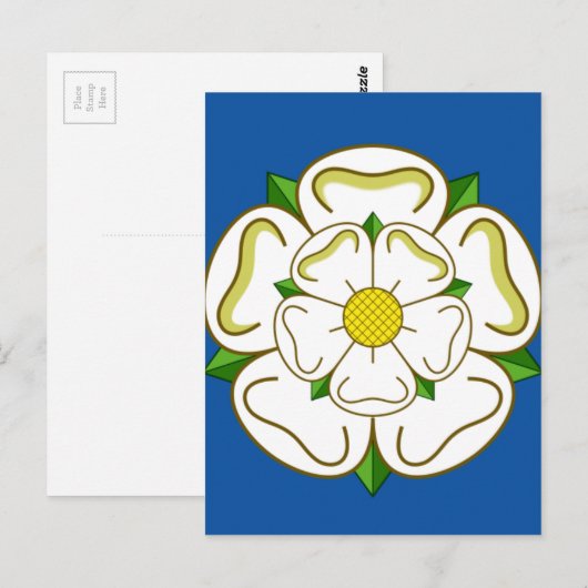 Vlag van Yorkshire Briefkaart (Voorkant / Achterkant)