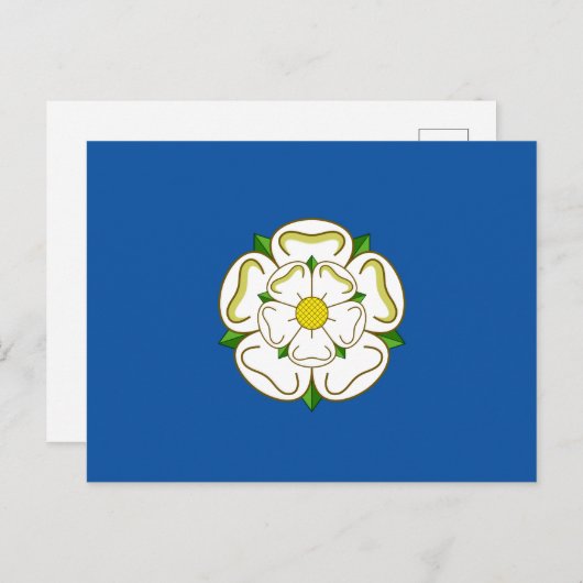 Vlag van Yorkshire Briefkaart (Voorkant / Achterkant)