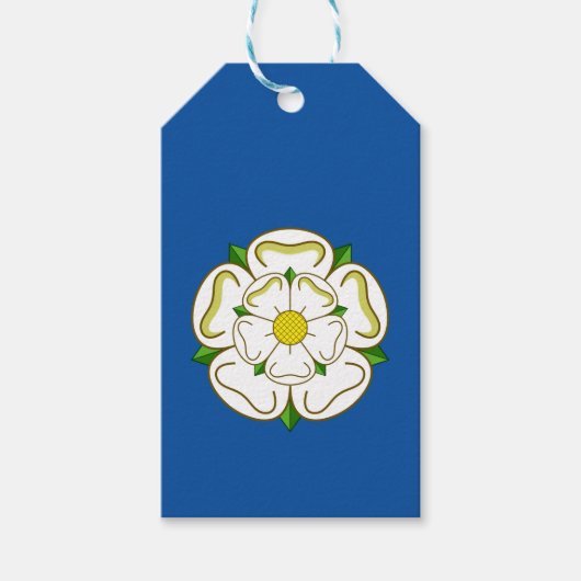 Vlag van Yorkshire Cadeaulabel (Voorkant)