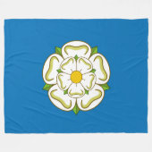 Vlag van Yorkshire (Engeland) Fleece Deken (Voorkant (Horizontaal))