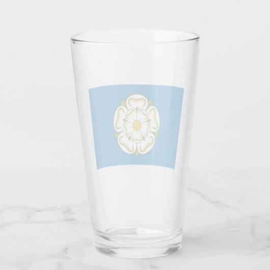 Vlag van Yorkshire (Engeland) Glas (Achterkant)