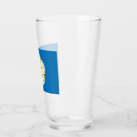 Vlag van Yorkshire (Engeland) Glas (Links)