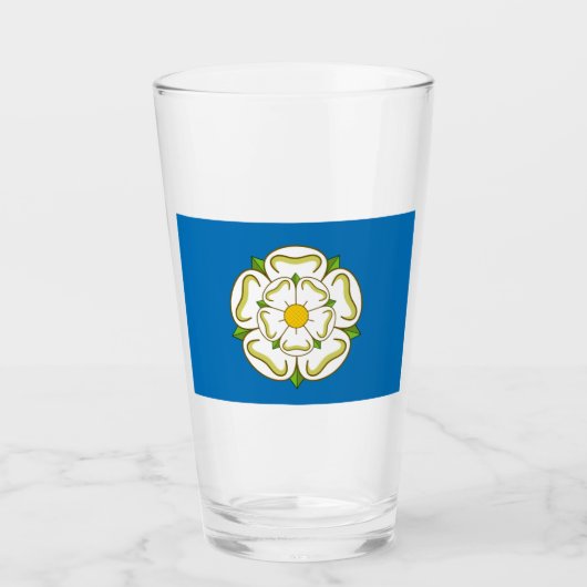 Vlag van Yorkshire (Engeland) Glas (Voorkant)