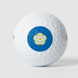 Vlag van Yorkshire (Engeland) Golfballen