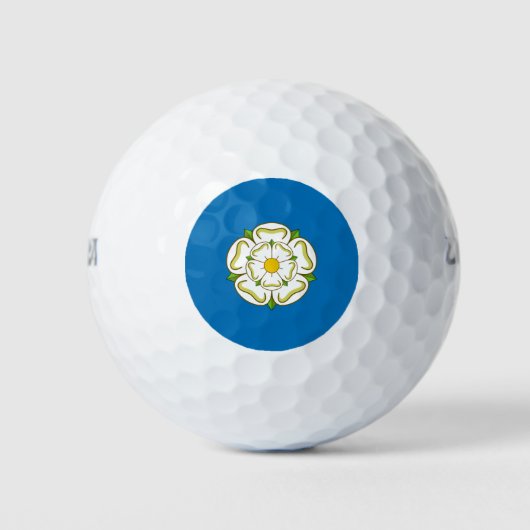 Vlag van Yorkshire (Engeland) Golfballen (Voorkant)