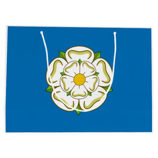 Vlag van Yorkshire (Engeland) Groot Cadeauzakje (Achterkant)