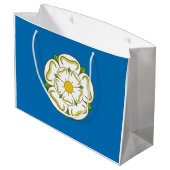 Vlag van Yorkshire (Engeland) Groot Cadeauzakje (Achterkant Gekanteld)