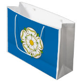 Vlag van Yorkshire (Engeland) Groot Cadeauzakje (Voorkant Gekanteld)