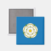 Vlag van Yorkshire (Engeland) Magneet (Voorkant / Achterkant)