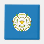 Vlag van Yorkshire (Engeland) Magneet (Voorkant)