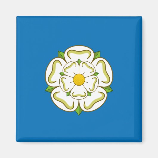 Vlag van Yorkshire (Engeland) Magneet (Voorkant)