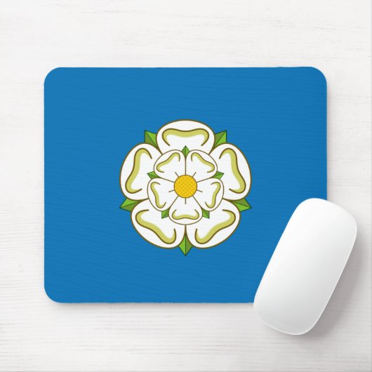 Vlag van Yorkshire (Engeland) Muismat (Met muis)