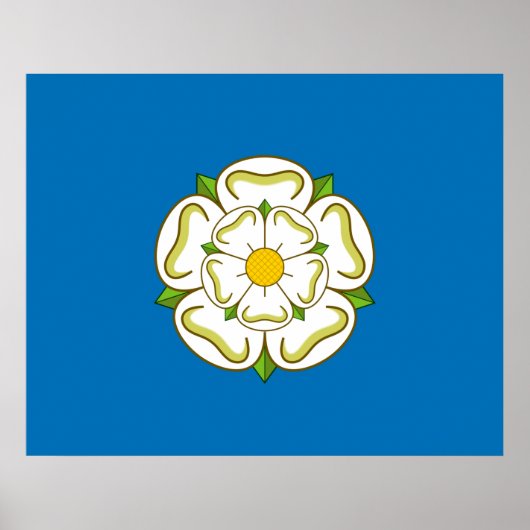 Vlag van Yorkshire (Engeland) Poster (Voorkant)