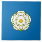 Vlag van Yorkshire (Engeland) Tegeltje (Voorkant)