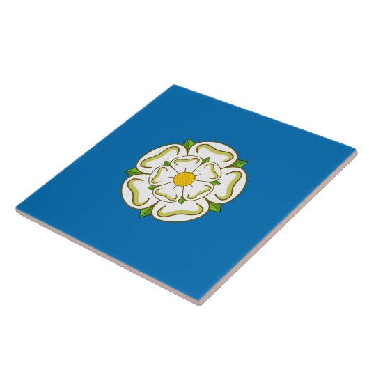 Vlag van Yorkshire (Engeland) Tegeltje (Zijkant)